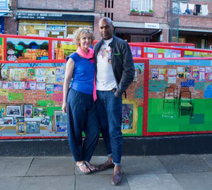 Colin Salmon unveils mural in North Kensington